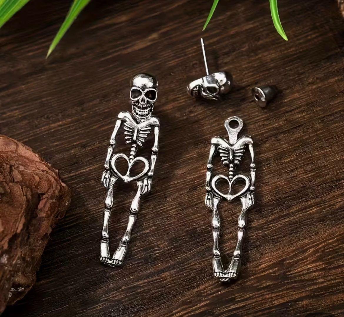 Arete Creativo de Calavera y Esqueleto
