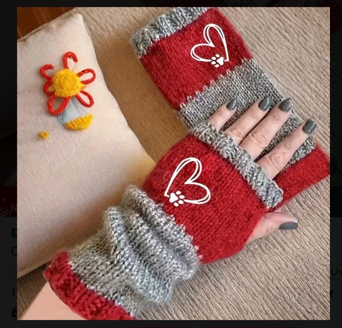 Guantes sin Dedos de Otoño/Invierno