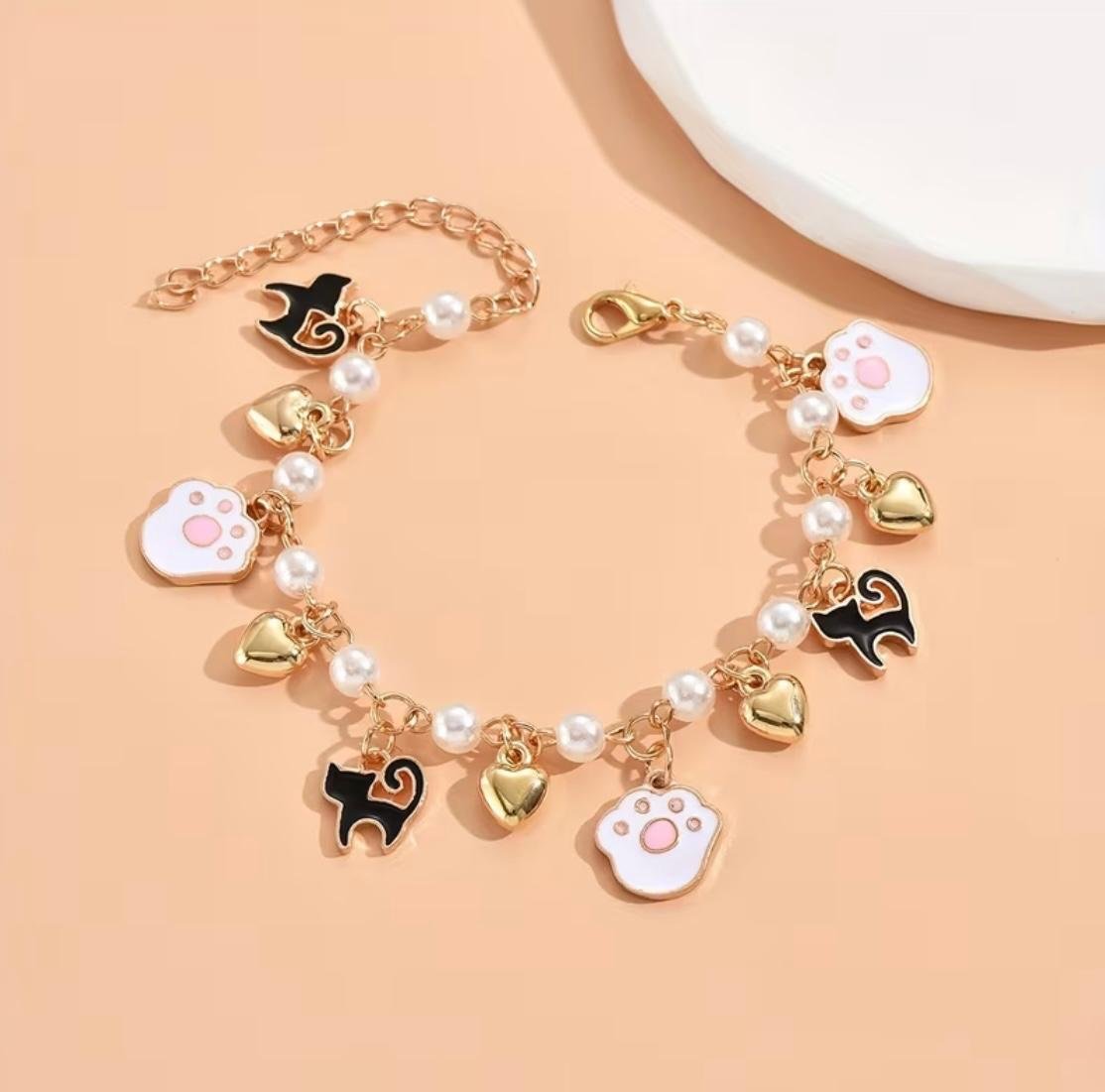 Pulsera Sencilla de Gato para Damas